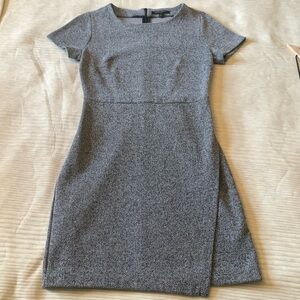 Banana Republic Short Sleeve Gray Dress